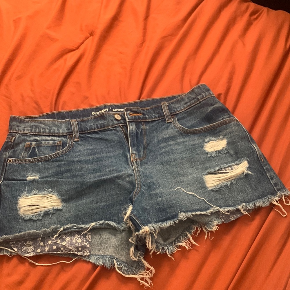 Boyfriend Denim Shorts